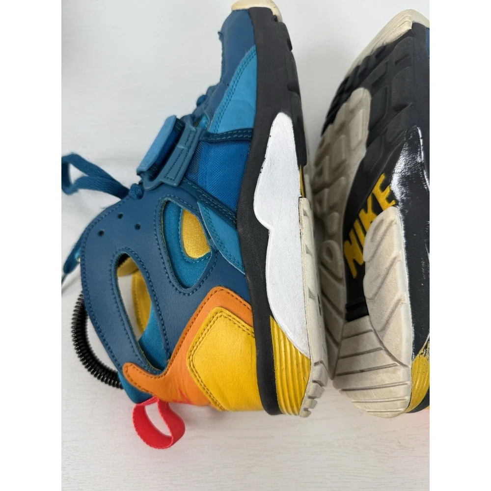 Nike Air Trainer Huarache Green Abyss Blue Lagoon Size 5.5 Youth‎ Shoes Sneakers